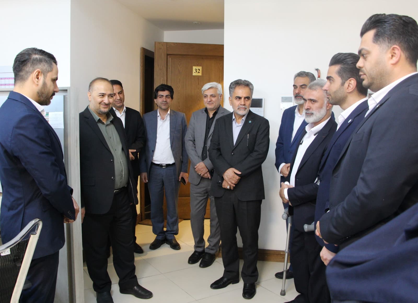 بازدید مدیرعامل و رئیس هیئت‌مدیره بانک توسعه تعاون از دفتر مرکزی شرکت خدمات و پشتیبانی توسعه تعاون