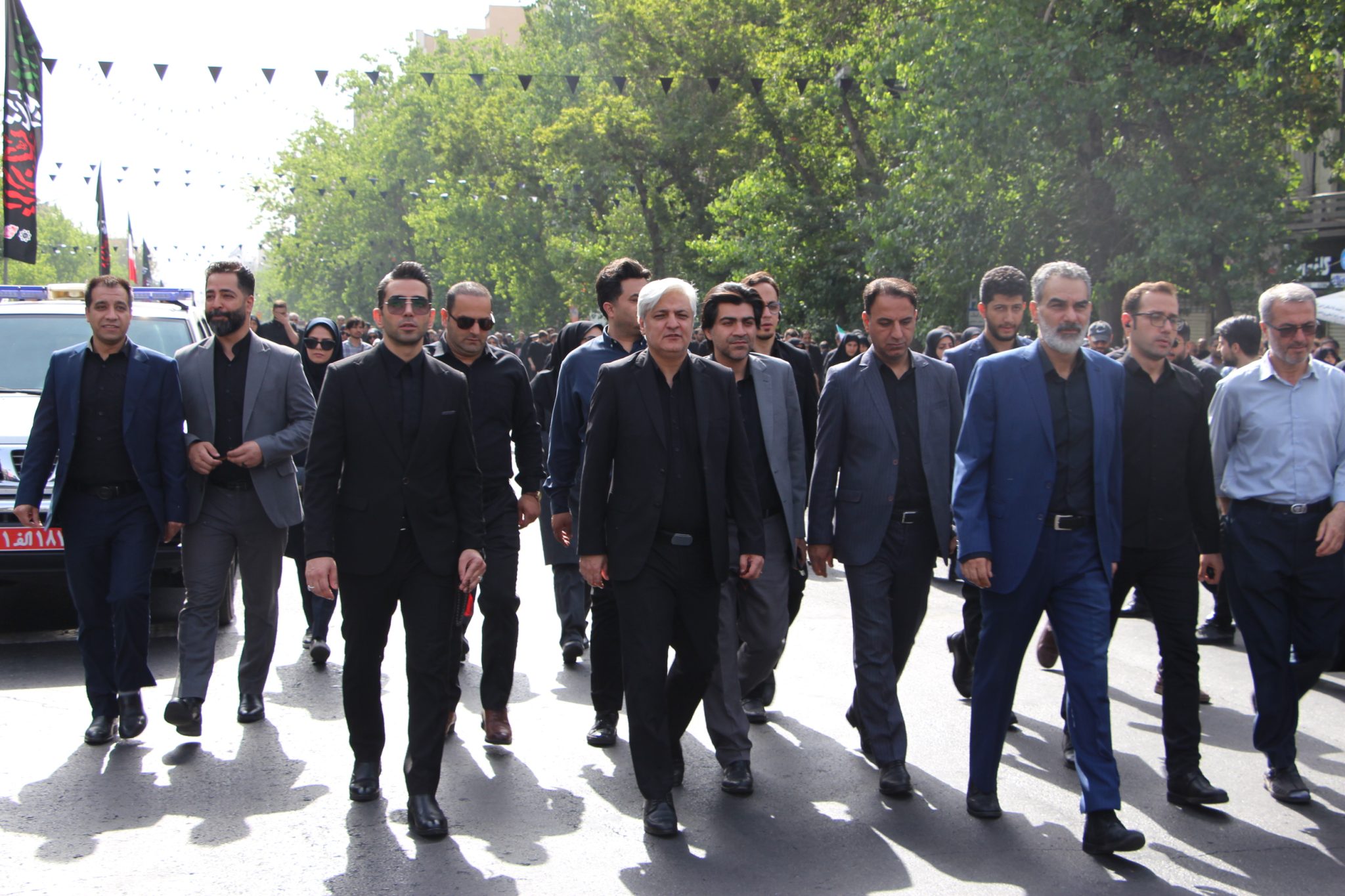 حضور مدیرعامل و اعضای هیئت‌مدیره شرکت خدمات و پشتیبانی توسعه تعاون در آیین تشییع شهدای اقتدار